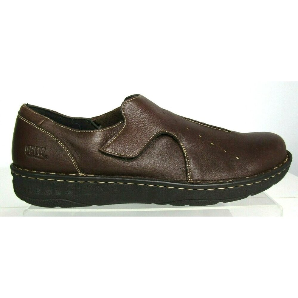Drew Watson Men's Strap Orthopedic Comfort Shoe 44000 Brown Men's 12/12.5
